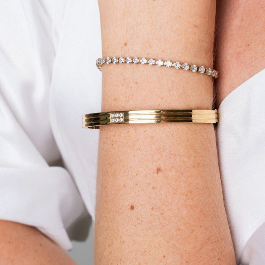 Bangle Hanna Bracelet Gold Plated 18K in 18K gold-plated – Meiva bracelet view 2