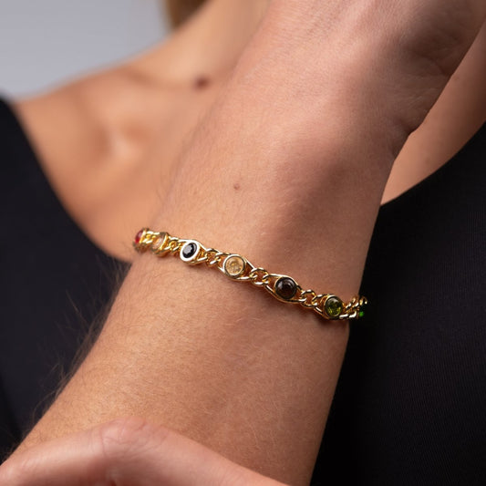 Bracelet Chloe Gold Plated 18K in 18K gold-plated – Meiva bracelet view 2