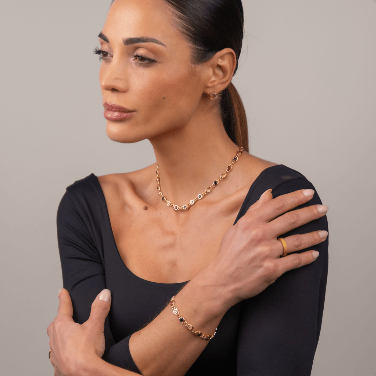 Bracelet Chloe Gold Plated 18K in 18K gold-plated – Meiva bracelet view 3