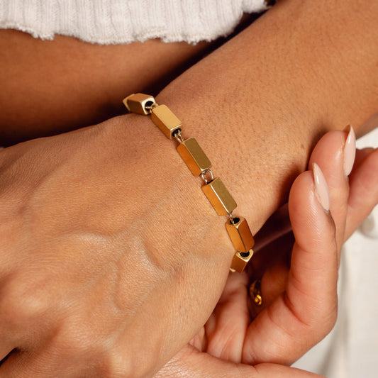 Bracelet Cora 18K Gold-Plated in 18K gold-plated – Meiva bracelet view 2