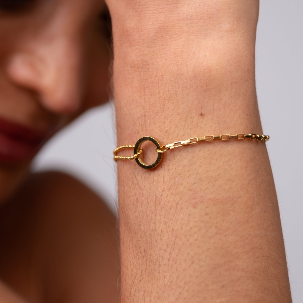 Bracelet Une 18K Gold-Plated in 18K gold-plated – Meiva bracelet view 6