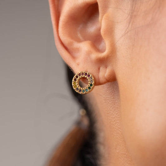 Earrings Chloe 18K Gold-Plated in 18K gold-plated – Meiva earrings view 2