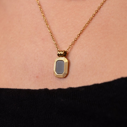 Necklace Aurora Set 18K Gold-Plated in 18K gold-plated – Meiva necklace view 2