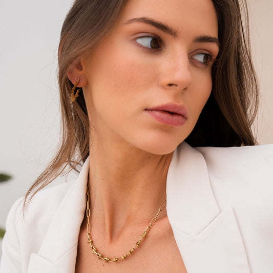 Necklace Cairo 18K Gold Plated in 18K gold-plated – Meiva necklace view 2