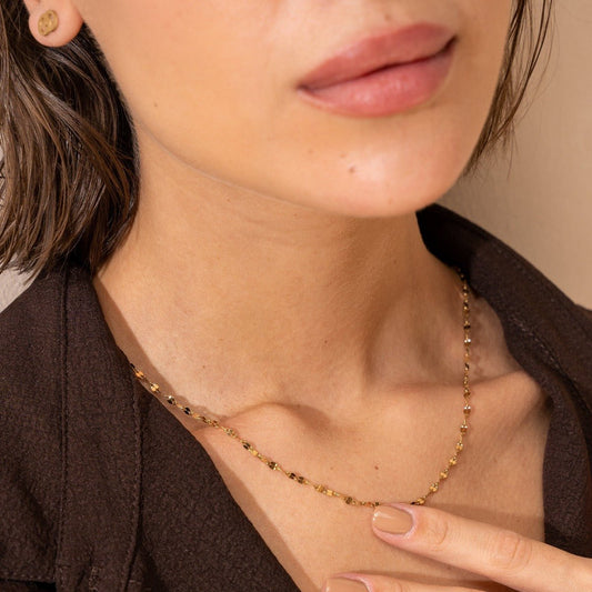 Necklace Destiny Chain 18K Gold-Plated in 18K gold-plated – Meiva necklace view 2