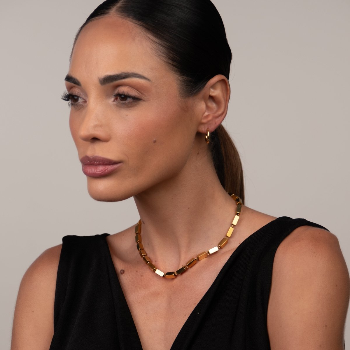 Necklace Cora 18K Gold-Plated in 18K gold-plated – Meiva necklace view 7