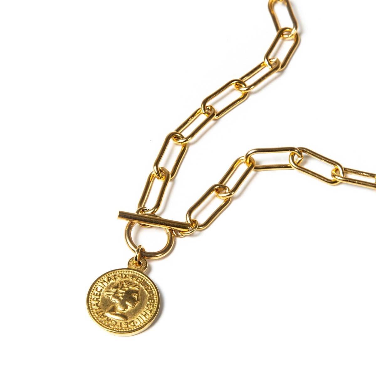 Necklace London Cents 18K Gold-Plated in 18K gold-plated – Meiva necklace view 5