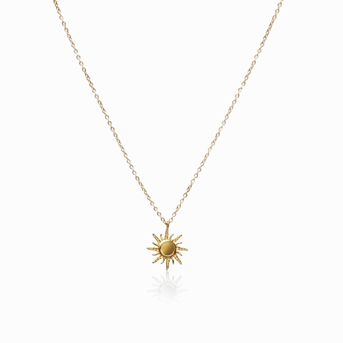 Necklace Solstice Pendant 18K Gold-Plated in 18K gold-plated – Meiva necklace