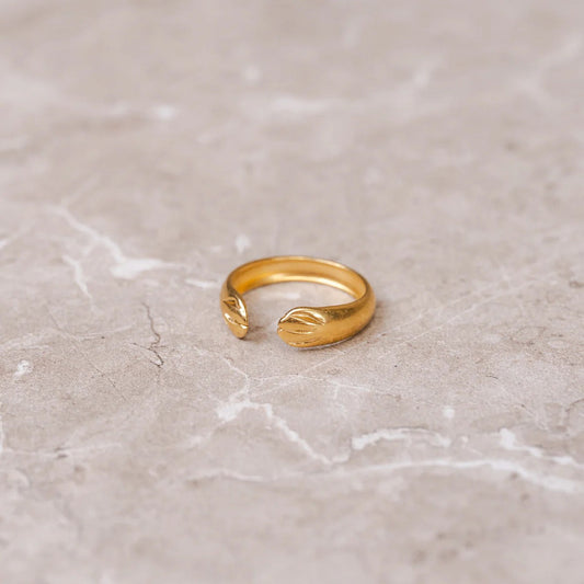 Ring Embrace Adjustable 18K Gold Plated in 18K gold-plated – Meiva ring view 2