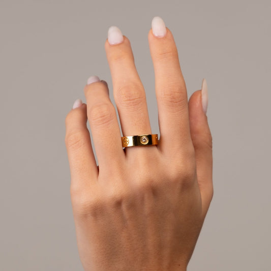 Ring Classic Inspiration 18K Gold Plated in 18K gold-plated – Meiva ring view 2
