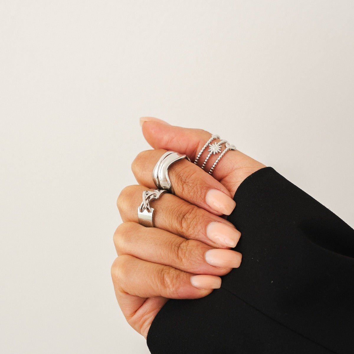 Ring Corset Silver – Meiva ring view 5