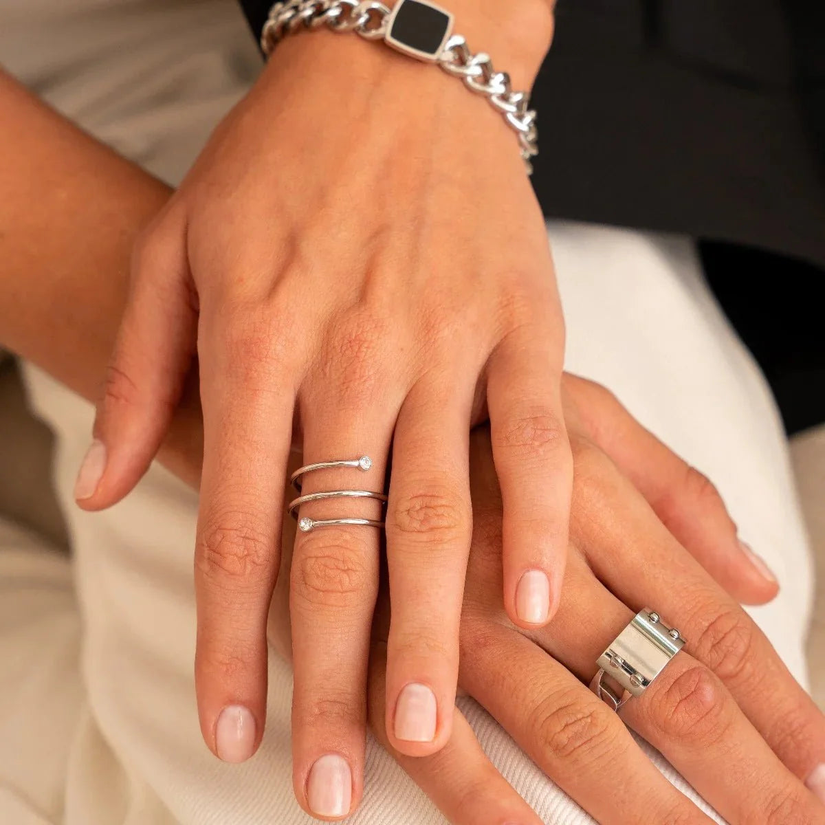 Ring Fine Spiral Silver – Meiva ring view 5