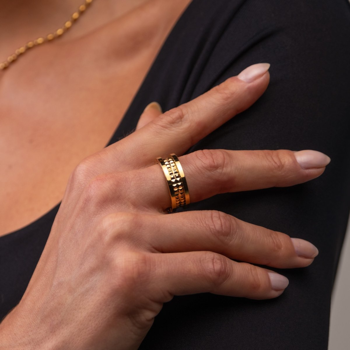 Ring Genova 18K Gold Plated in 18K gold-plated – Meiva ring view 5