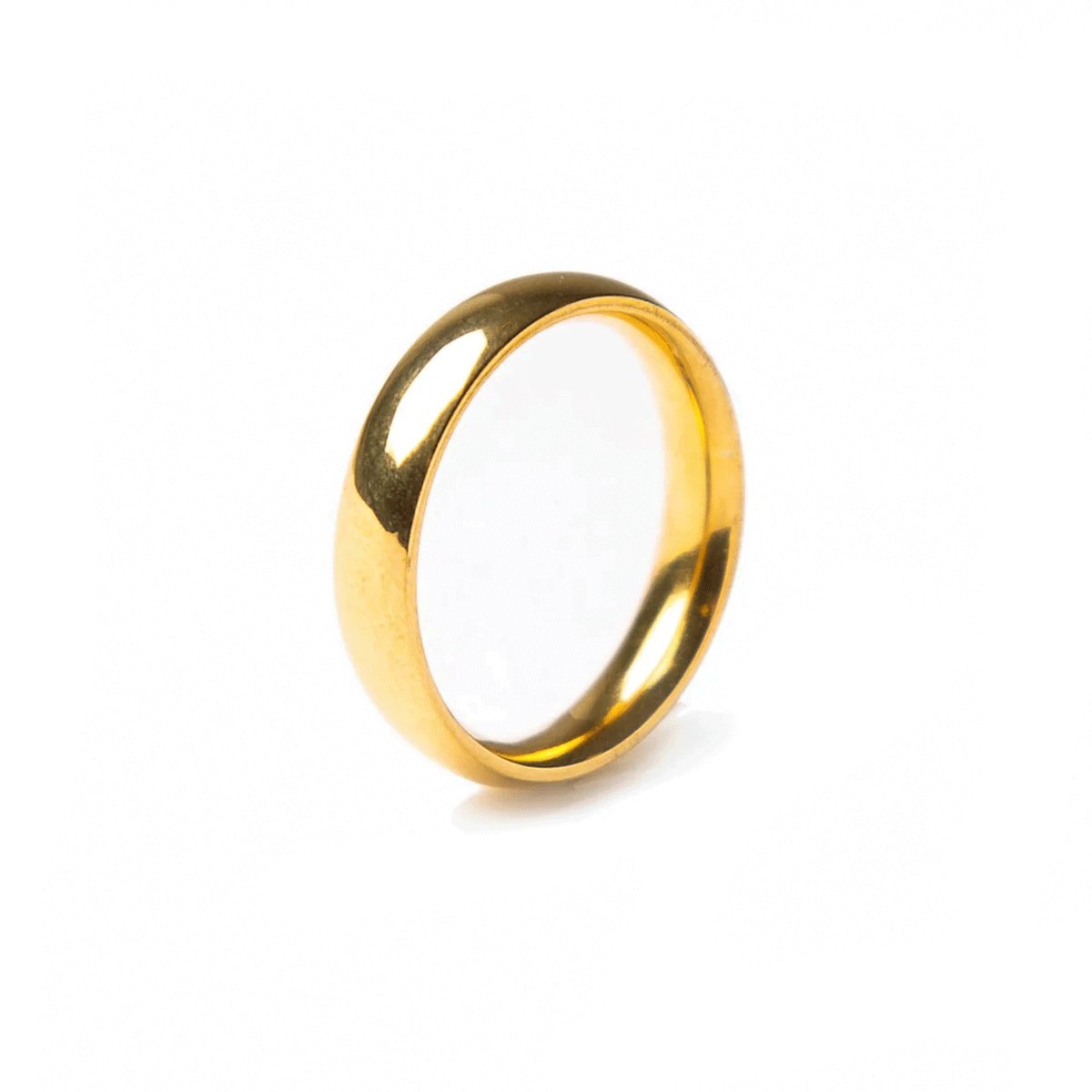 Ring Comfort Fit 18K Gold Plated in 18K gold-plated – Meiva ring