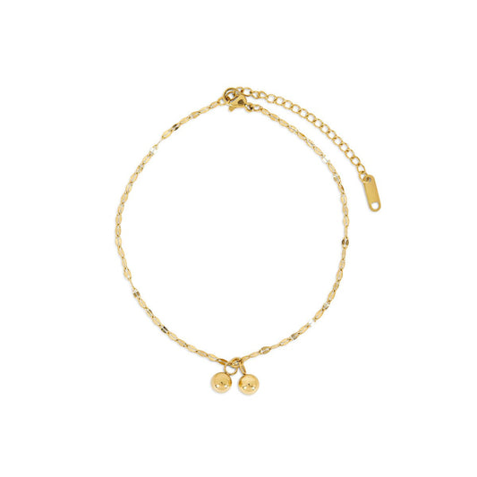 Anklet Delica18K Gold Plated jewelry detail 1