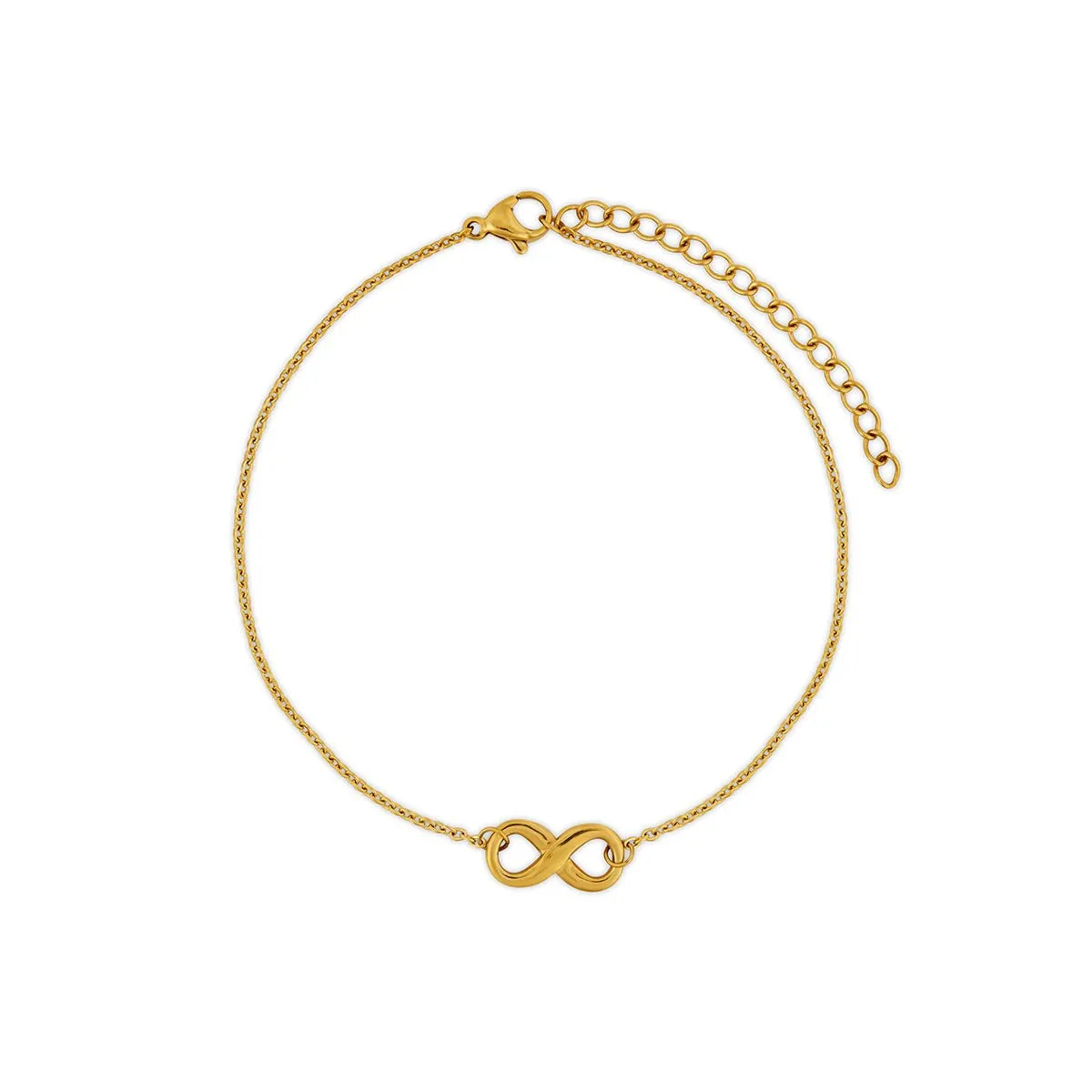 Anklet Infinity 18K Gold-Plated in 18K gold-plated – Meiva jewelry