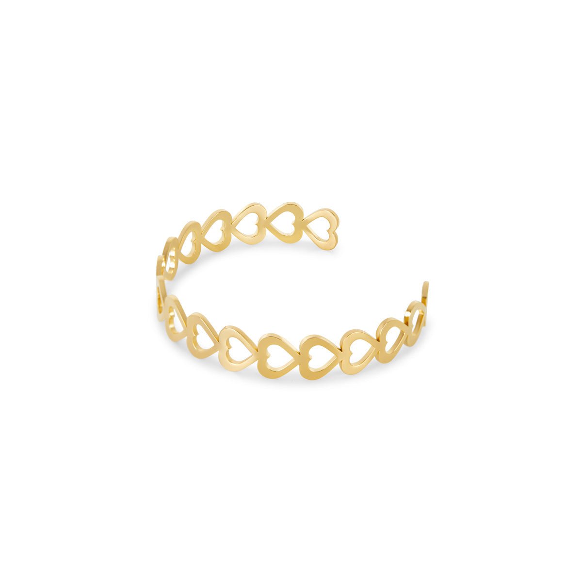 Bangle Adored Cuff Bracelet 18K Gold-Plated in 18K gold-plated – Meiva bracelet