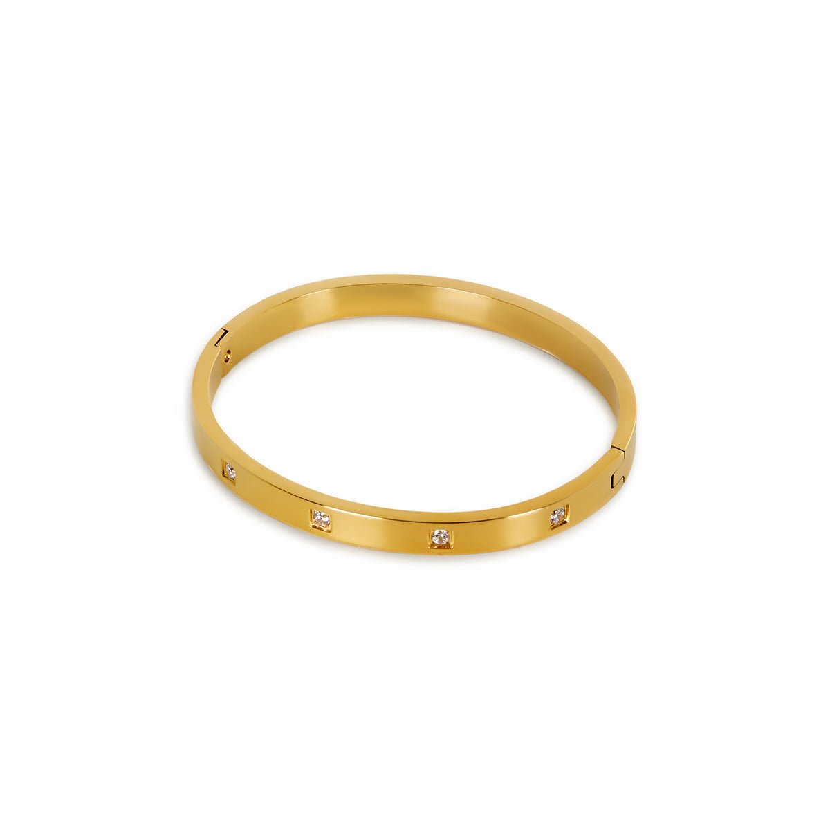 Bangle Amelie 18K Gold-Plated Cuff Bracelet in 18K gold-plated – Meiva bracelet