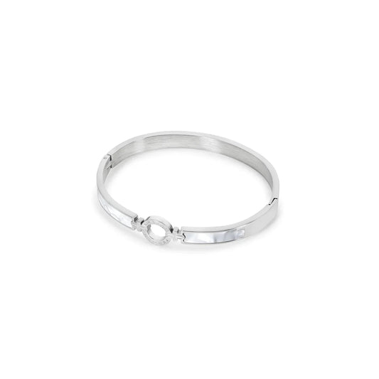 Bangle Aura - Silver bracelet detail 1