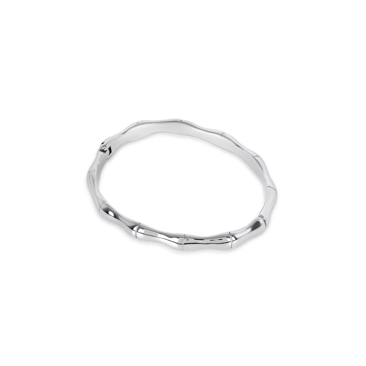 Bangle Bamboo Bracelet Silver – Meiva bracelet