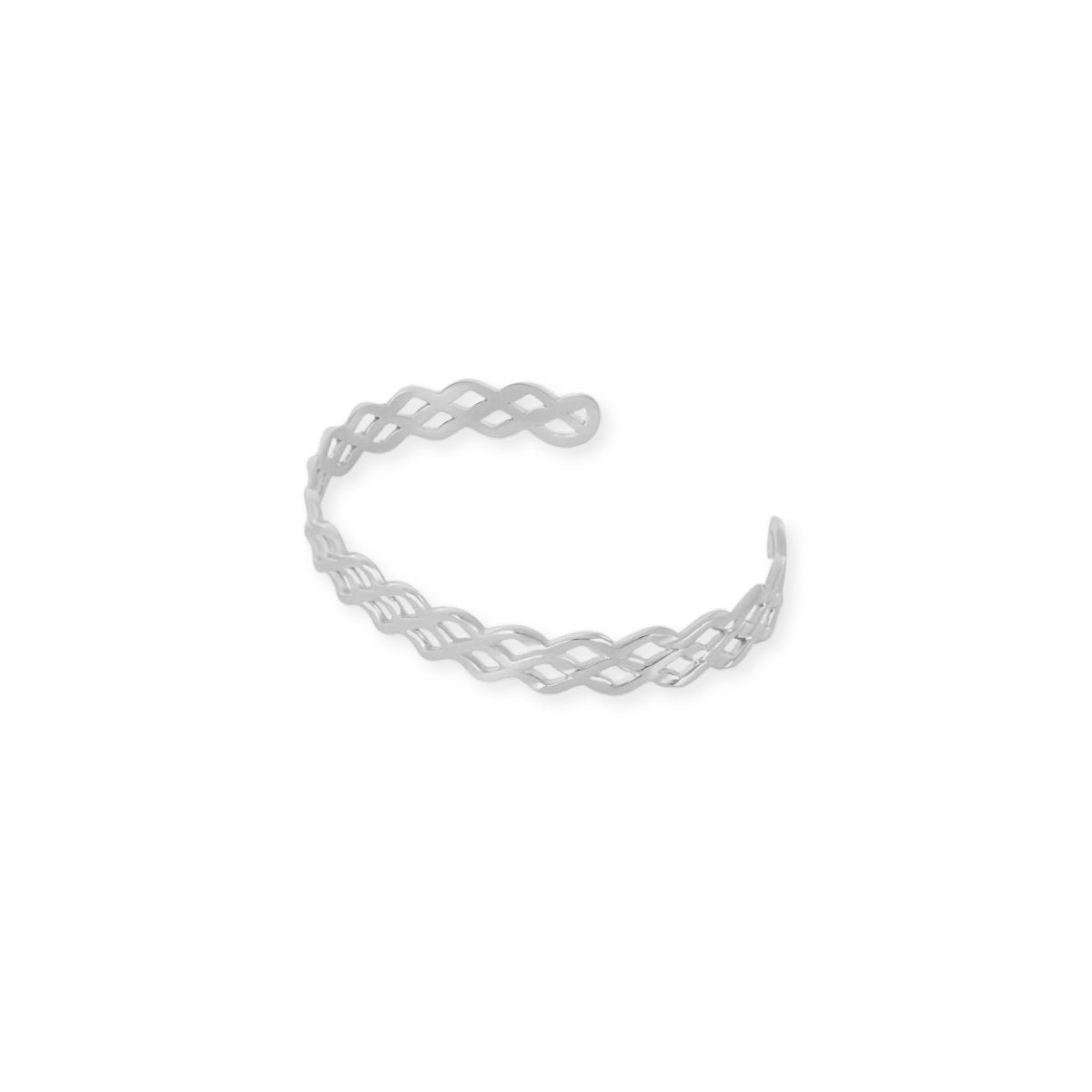 Bangle Silver Blogger Cuff Bracelet – Meiva bracelet