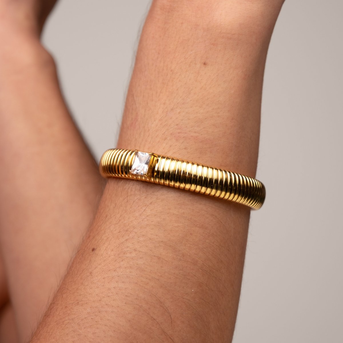 Bangle Capri Bracelet Gold Plated 18K in 18K gold-plated – Meiva bracelet view 11
