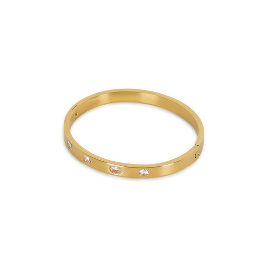 Bangle Catherine 18K Gold Plated bracelet detail 1