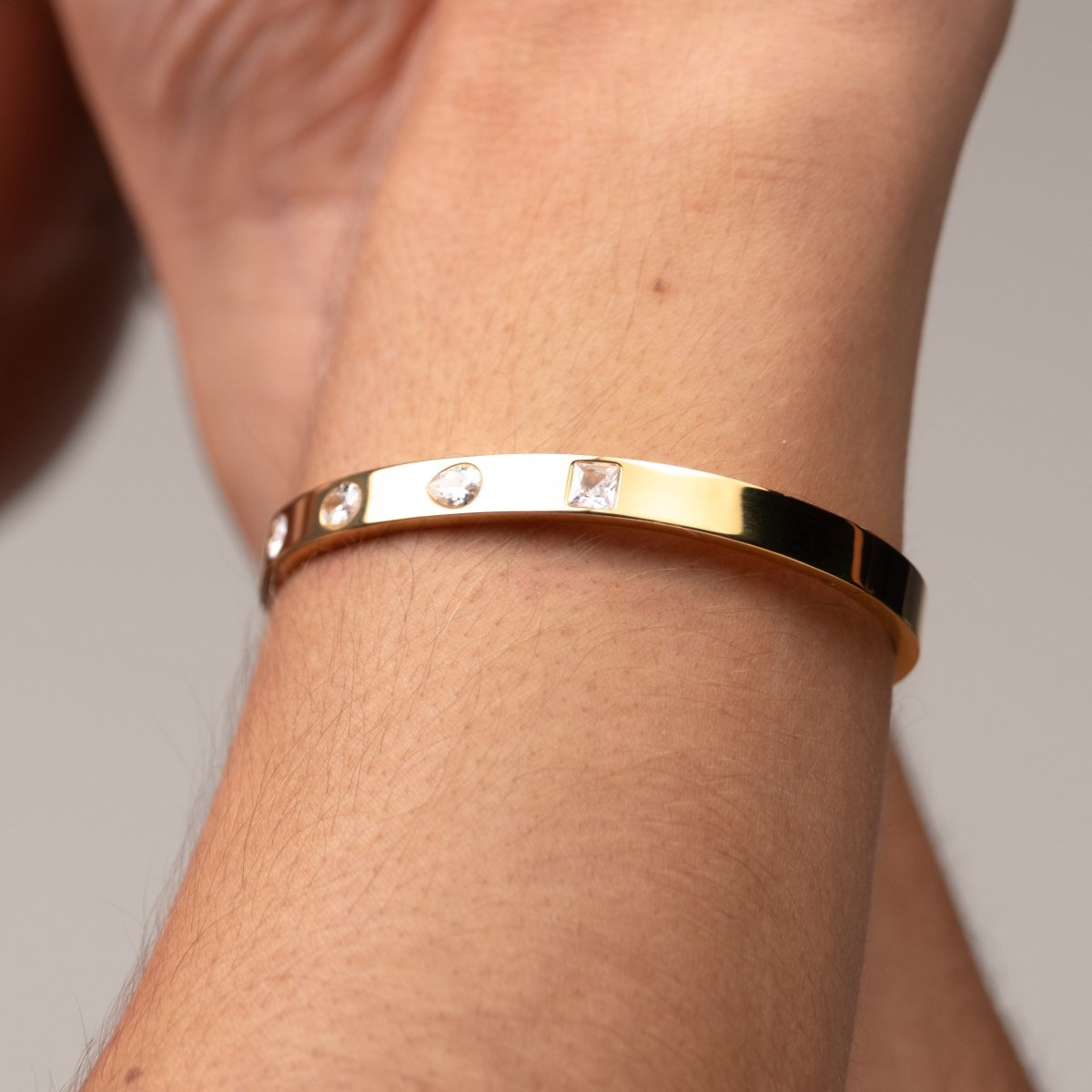 Bangle Catherine Bracelet Gold Plated 18K in 18K gold-plated – Meiva bracelet view 11