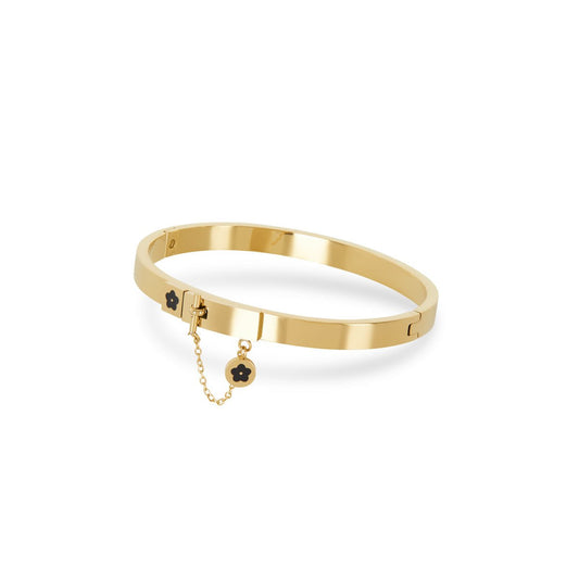 Bangle Charme 18K Gold Plated bracelet detail 1