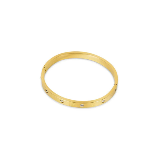 Bangle Classic Roman 18K Gold-Plated Cuff Bracelet in 18K gold-plated – Meiva bracelet