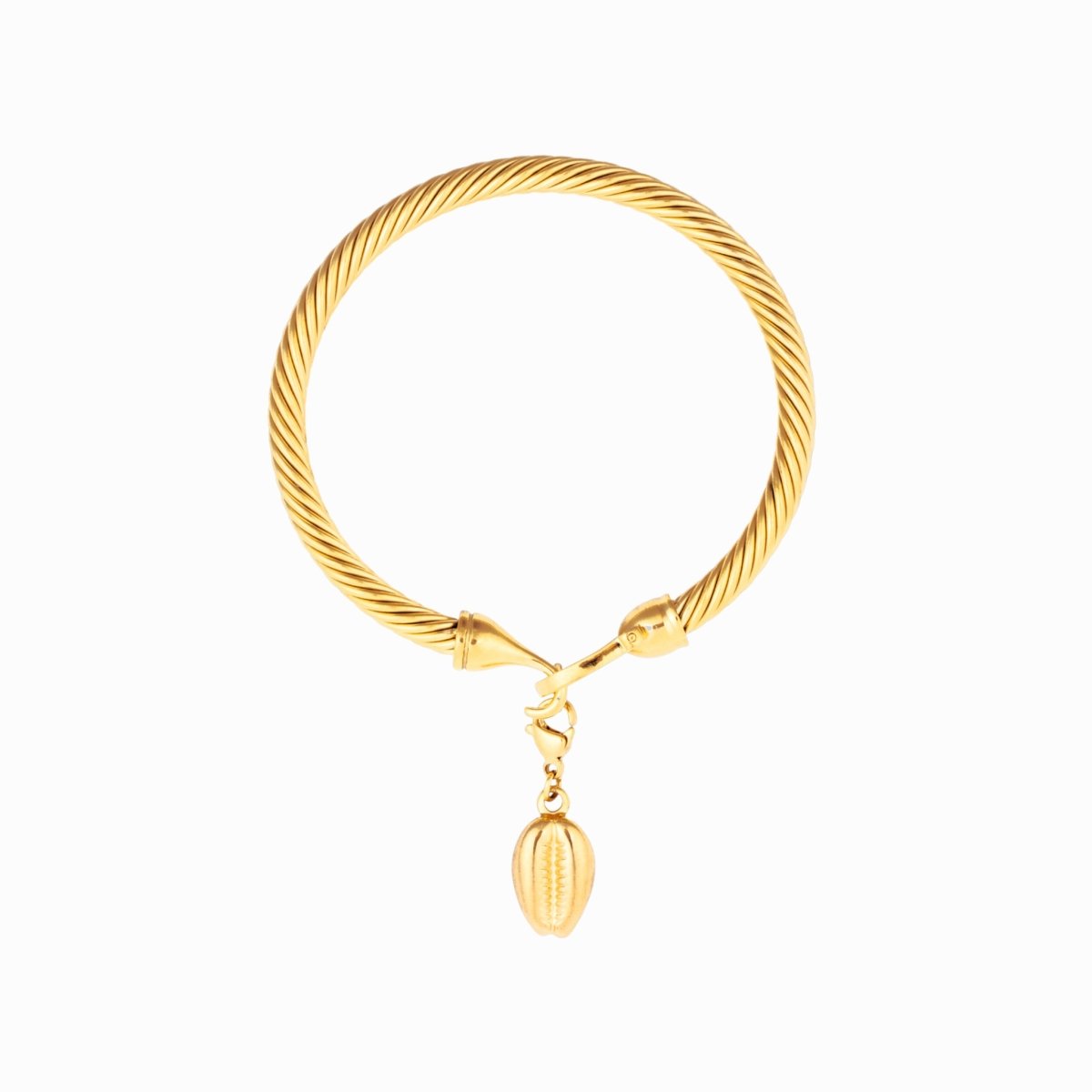 Bangle Hana Shell Cuff Bracelet 18K Gold Plated in 18K gold-plated – Meiva bracelet