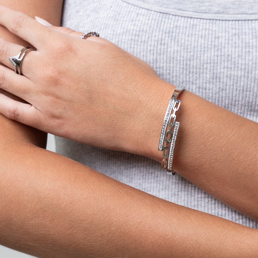 Bangle Donatela Bracelet Silver – Meiva bracelet view 2