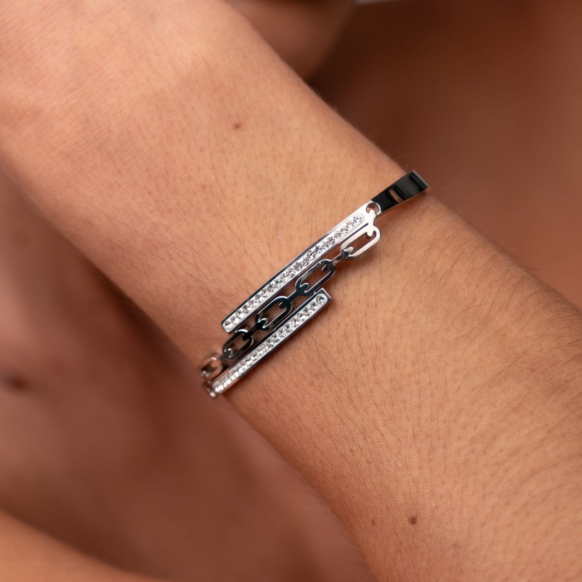 Bangle Donatela Bracelet Silver – Meiva bracelet view 6
