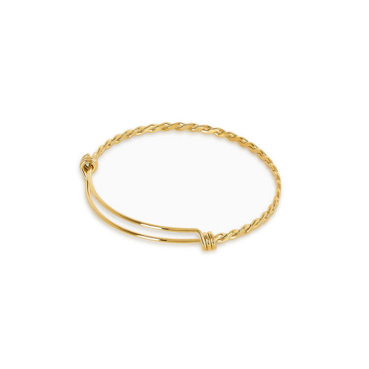 Bangle Eva Delicate Bracelet Gold Plated 18K in 18K gold-plated – Meiva bracelet