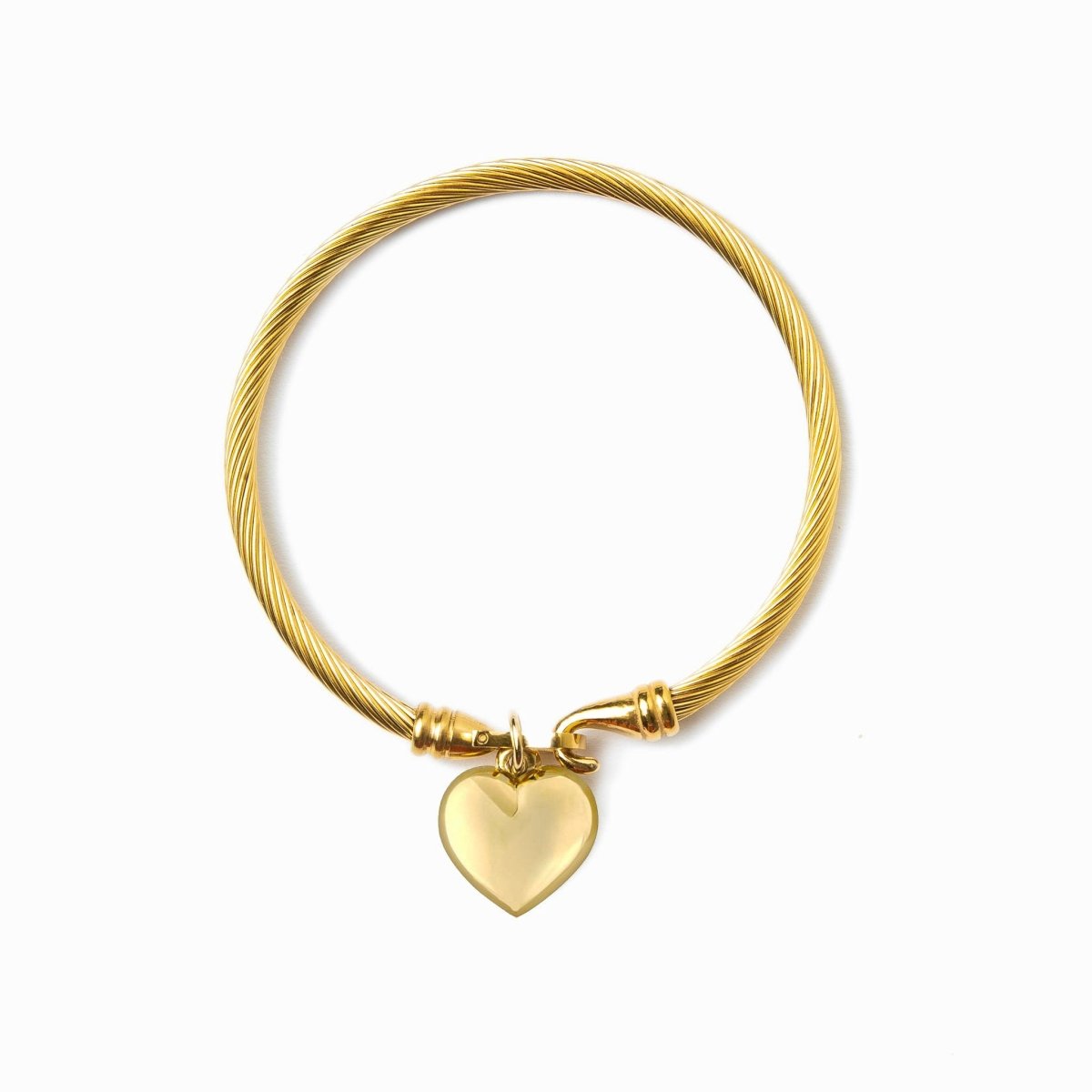 Bangle Love Cuff Bracelet 18K Gold Plated in 18K gold-plated – Meiva bracelet