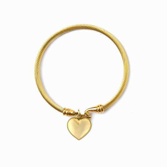 Bangle Love Cuff Bracelet 18K Gold Plated in 18K gold-plated – Meiva bracelet