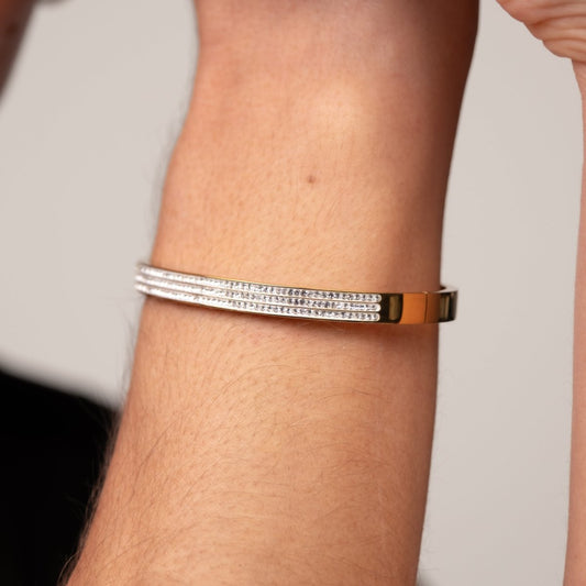 Bangle Luxe Bracelet Gold Plated 18K in 18K gold-plated – Meiva bracelet view 2