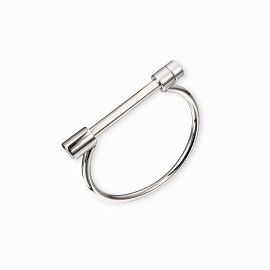 Bangle Screw Cuff Bracelet Silver – Meiva bracelet
