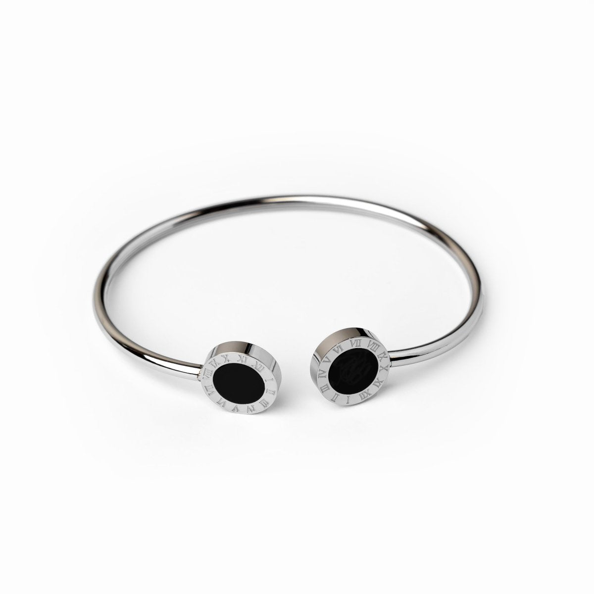 Bangle Onyx Cuff Bracelet Silver – Meiva bracelet