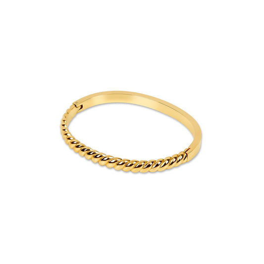 Bangle Pisa Cuff Bracelet 18K Gold Plated in 18K gold-plated – Meiva bracelet