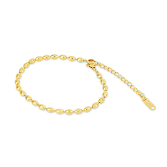 Bracelet Bead Chain 18K Gold Plated in 18K gold-plated – Meiva necklace