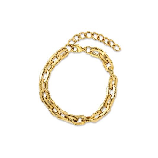 Bracelet Chunky Link 18K Gold-Plated in 18K gold-plated – Meiva bracelet