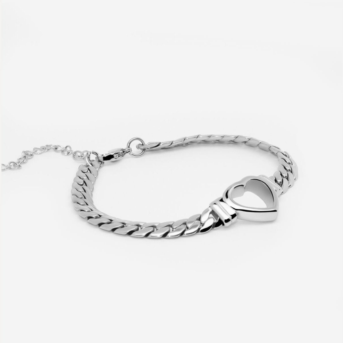 Bracelet Minimalist Heart Silver – Meiva bracelet