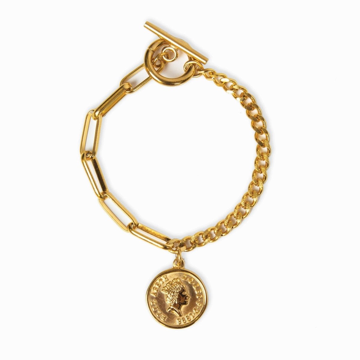 Bracelet London Cents 18K Gold-Plated in 18K gold-plated – Meiva bracelet