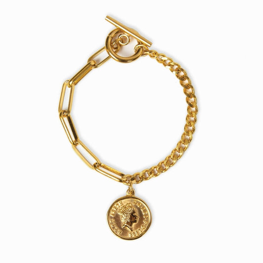 Bracelet London Cents 18K Gold-Plated in 18K gold-plated – Meiva bracelet