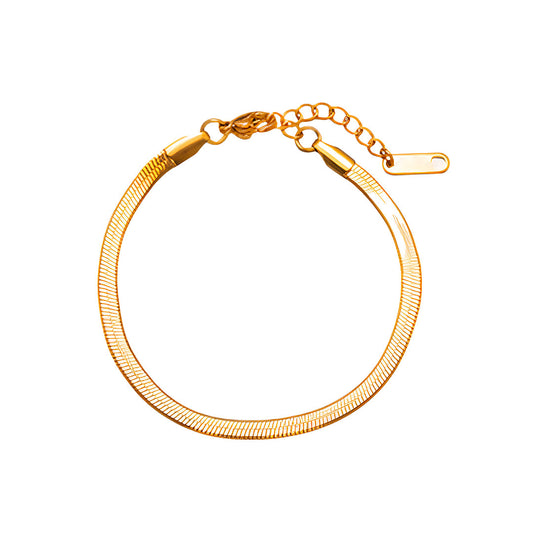 Bracelet Mesh 18K Gold-Plated in 18K gold-plated – Meiva bracelet