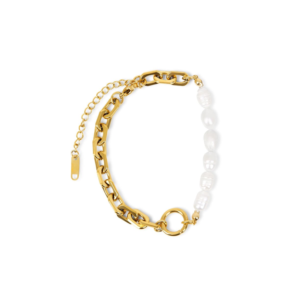Bracelet Mood Pearl Gold Plated 18K in 18K gold-plated, pearl – Meiva bracelet