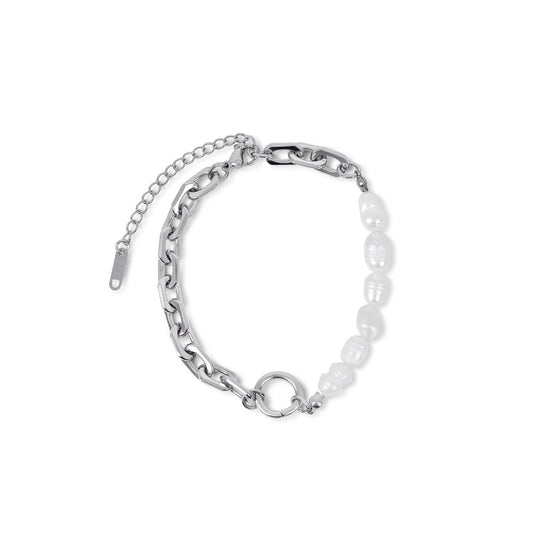 Bracelet Mood Pearl Silver in pearl – Meiva bracelet
