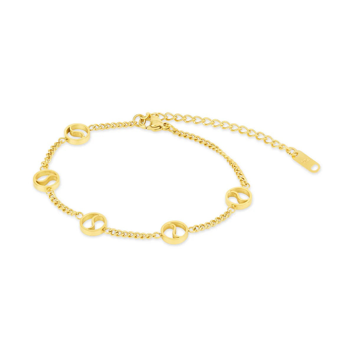 Bracelet Sierra Pendant 18K Gold Plated in 18K gold-plated – Meiva bracelet