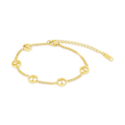 Bracelet Sierra Pendant 18K Gold Plated in 18K gold-plated – Meiva bracelet